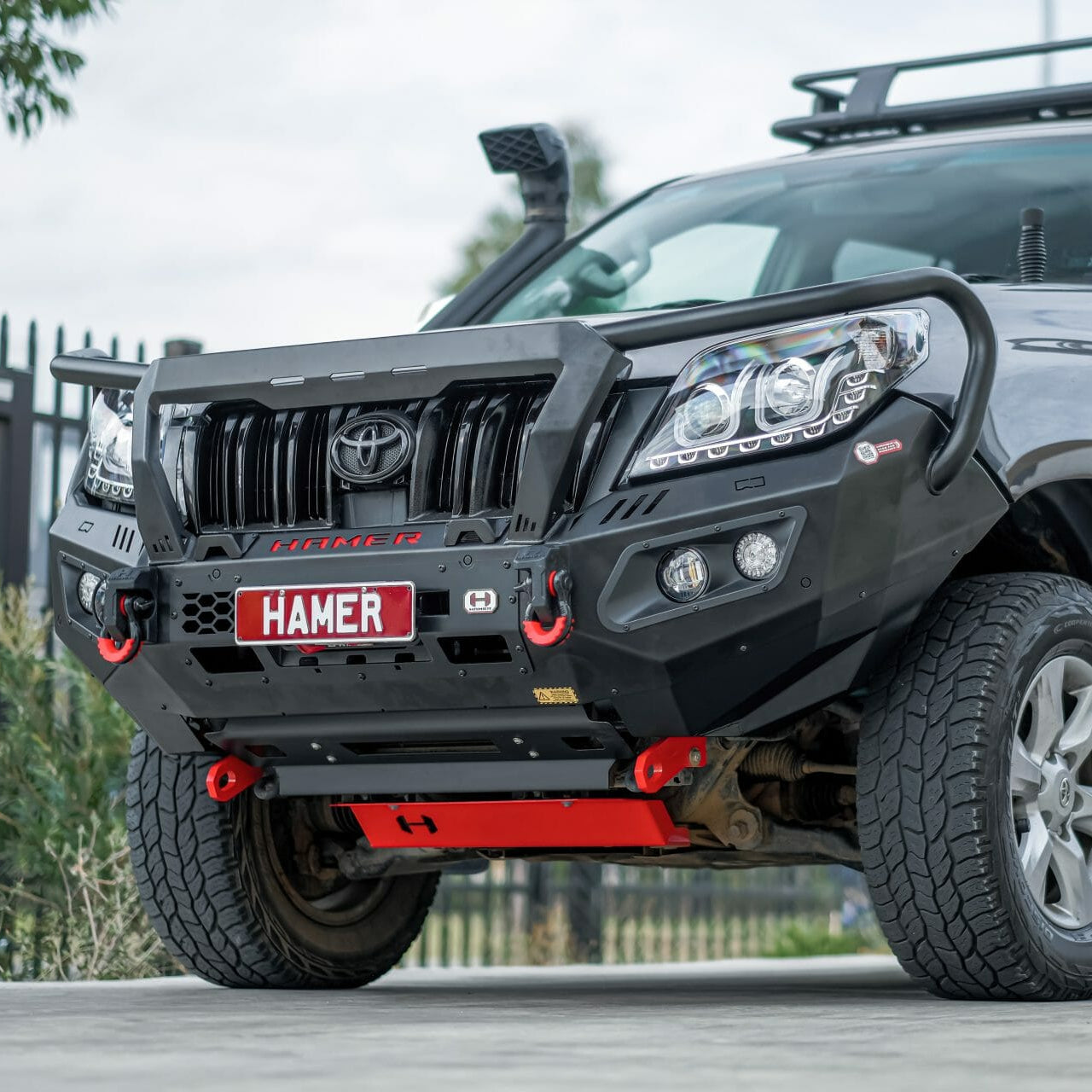 Hamer 4x4 King Series Plus Bull Bar - Prado 150 Bull Bar - (2009-2013)