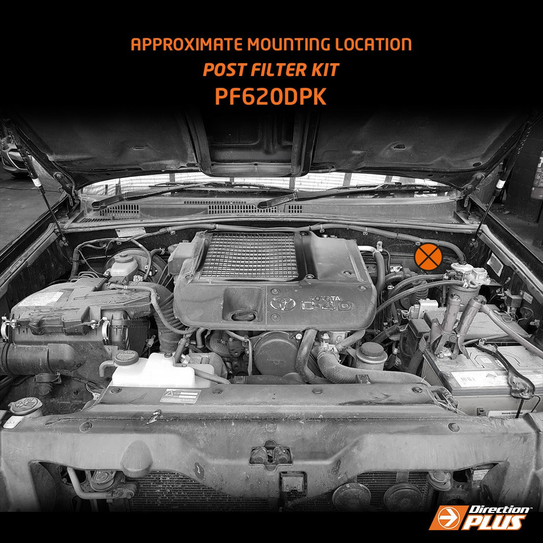 Toyota Prado 120 / 150 / 155 Series Fuel Manager Post-Filter Kit (PF620DPK) - Direction Plus