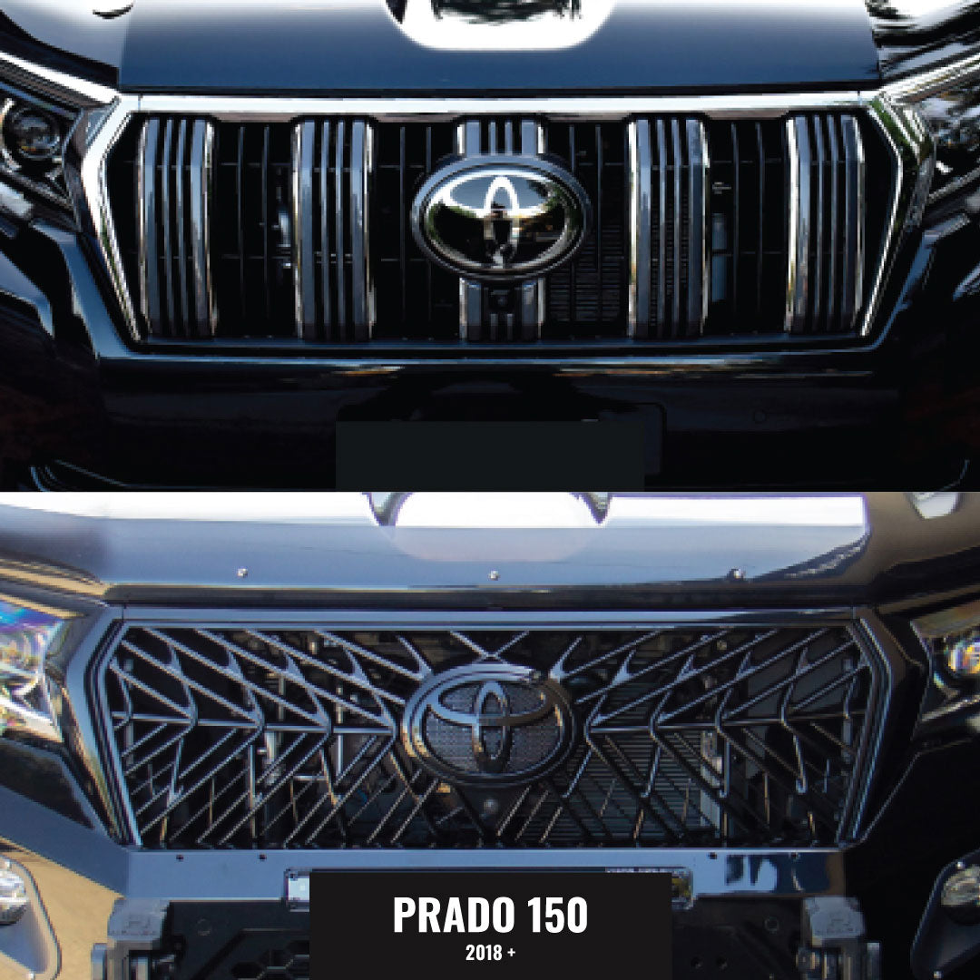 Toyota Prado 150 Series - Blackout Grille Replacement (2018+)