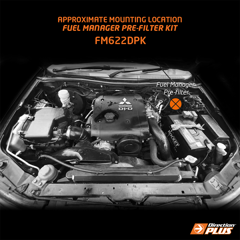 Toyota Hilux / Fortuner Fuel Manager Pre-Filter + Catch Can Kit (FMPV628DPC) - Direction Plus