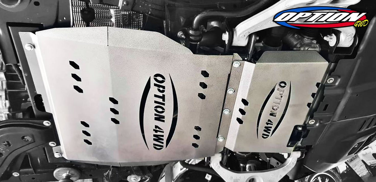 OPTION 4WD UNDERBODY PROTECTION KIT - TOYOTA HILUX REVO ROCCO (5/2018-8/2020)