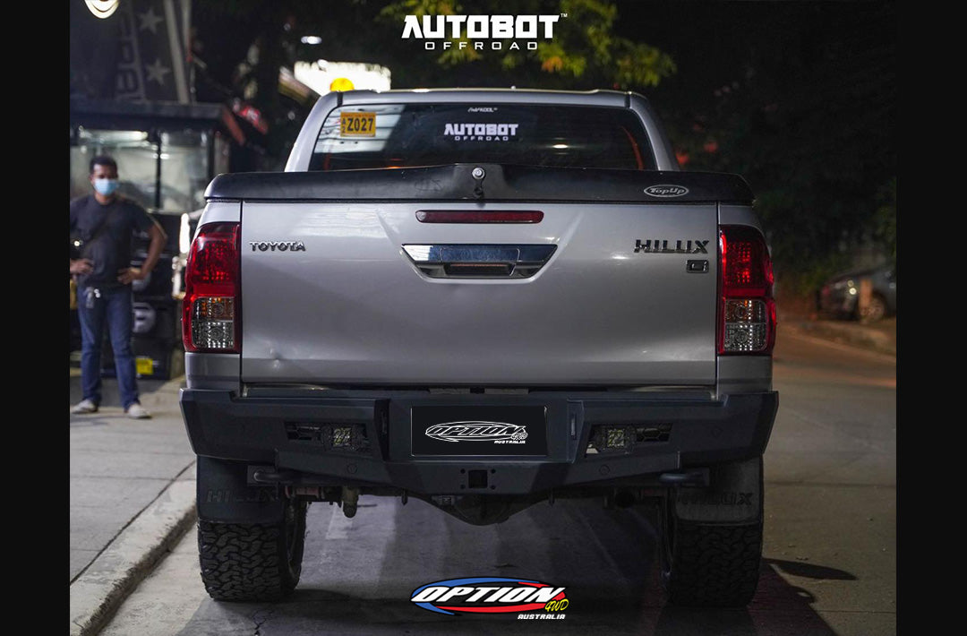OPTION 4WD FIGHTER REAR BAR - TOYOTA HILUX REVO ROCCO (5/2018-8/2020)