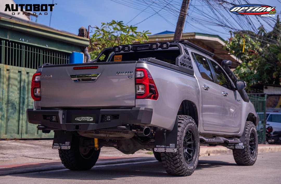 OPTION 4WD FIGHTER REAR BAR - TOYOTA HILUX REVO ROCCO (5/2018-8/2020)