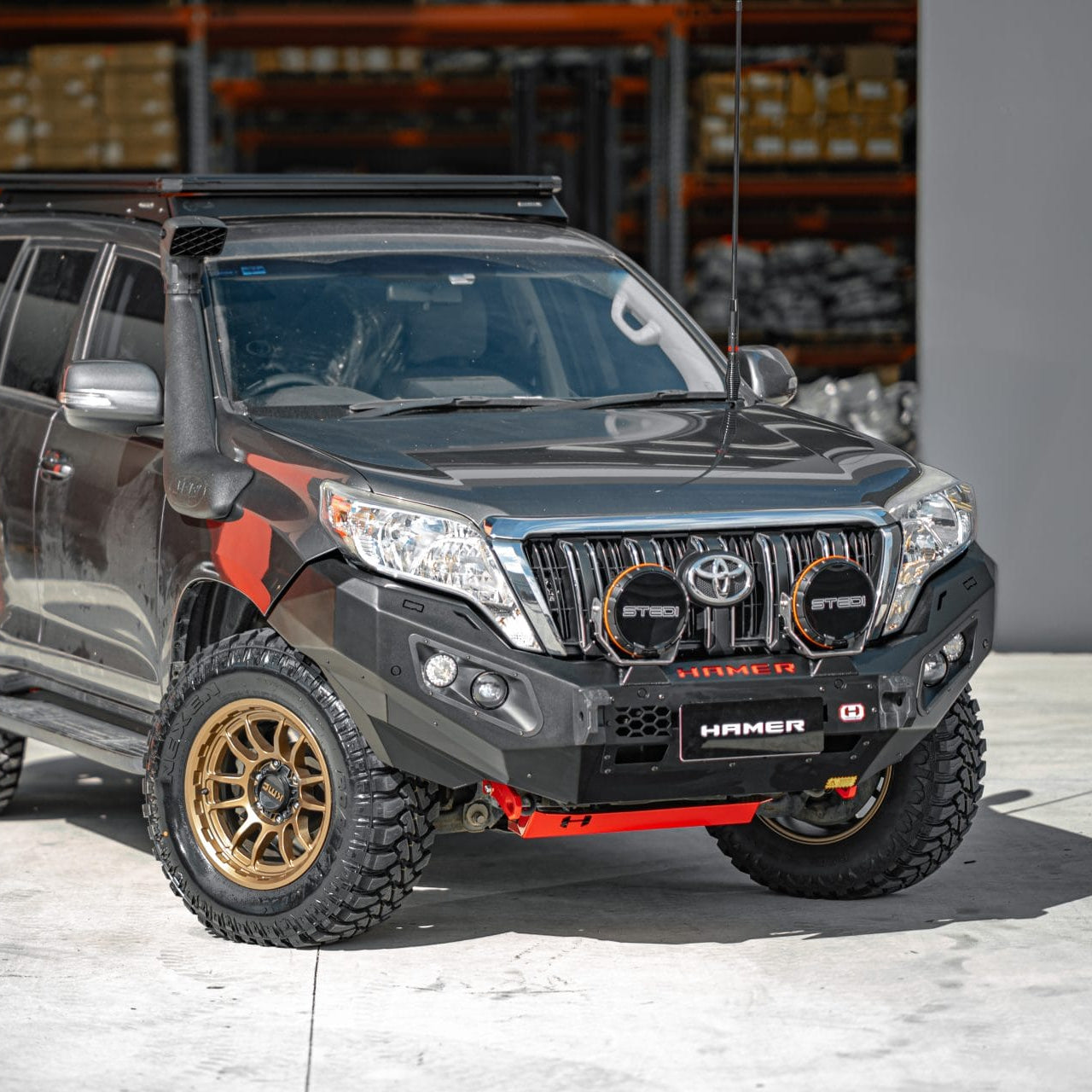 Hamer 4x4 King Series Bull Bar - Prado 150 Bull Bar (2013-2017)