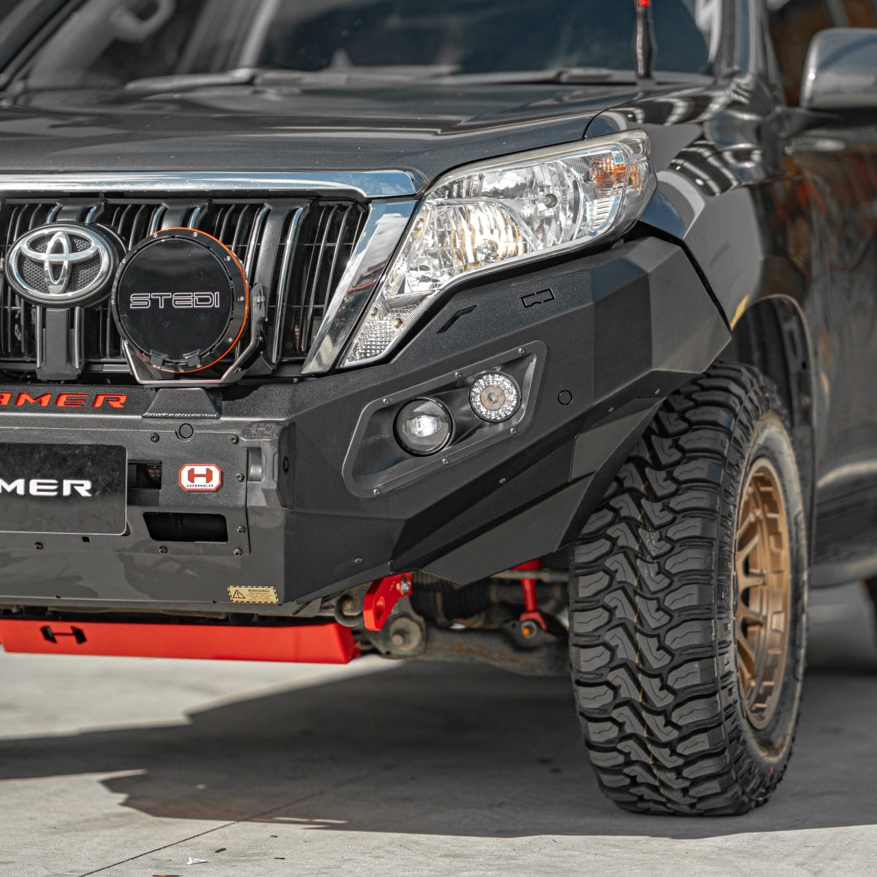 Hamer 4x4 King Series Bull Bar - Prado 150 Bull Bar (2013-2017)