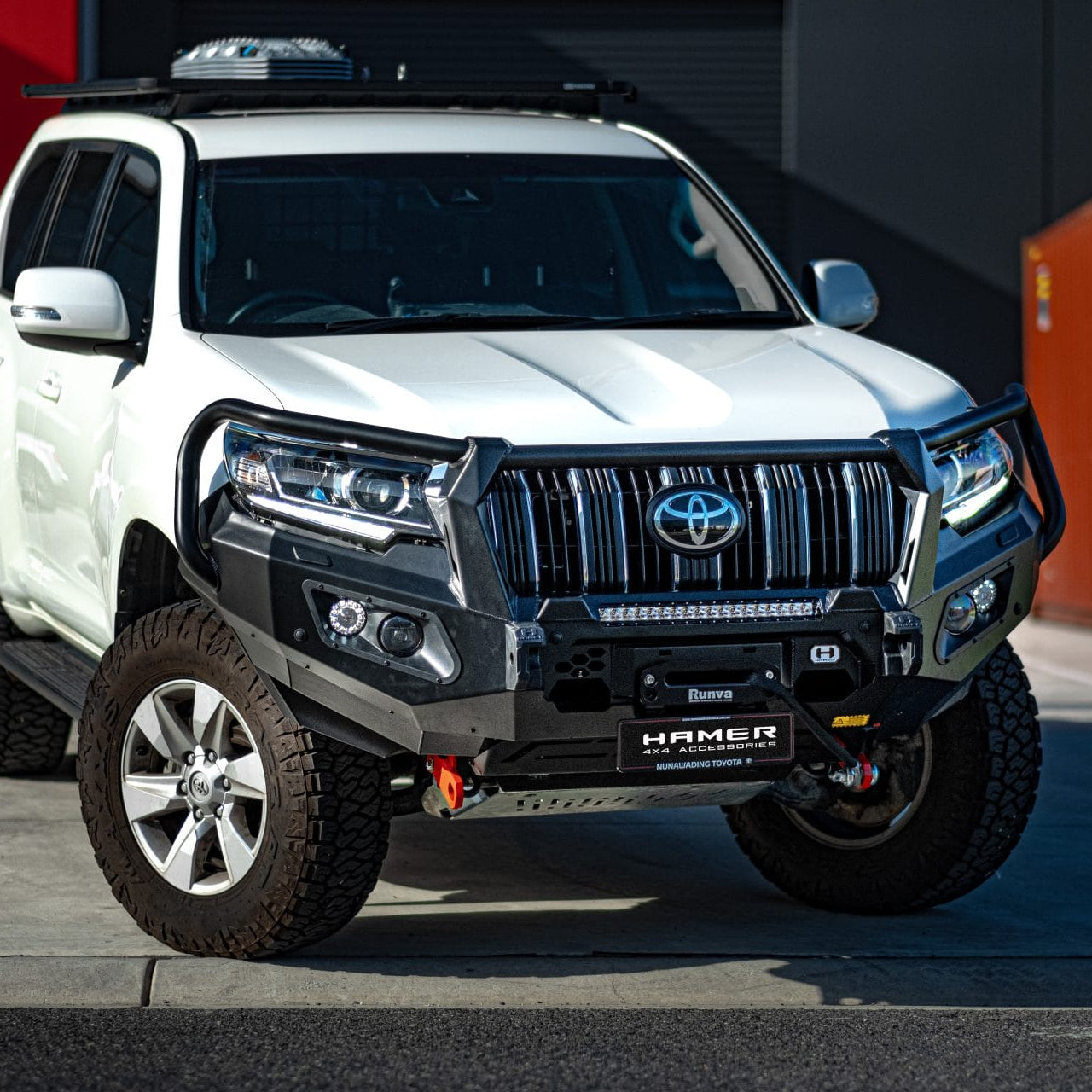 Hamer 4x4 King Series Plus Bull Bar - Prado 150 Bull Bar - (2018+)