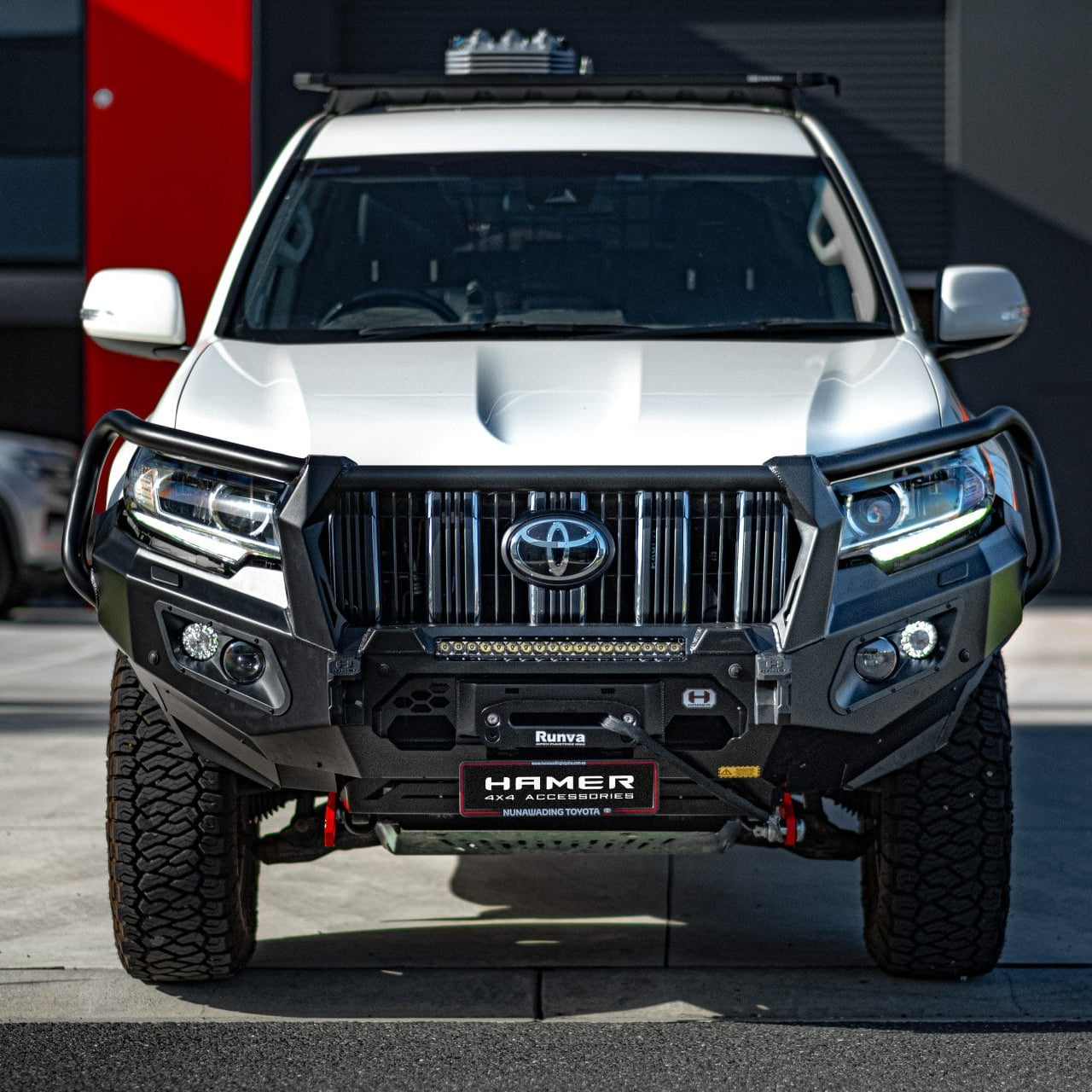 Hamer 4x4 King Series Plus Bull Bar - Prado 150 Bull Bar - (2018+)