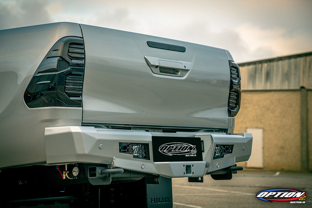 OPTION 4WD FIGHTER REAR BAR - TOYOTA HILUX REVO ROCCO (5/2018-8/2020)
