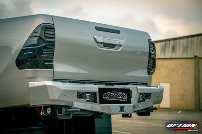 OPTION 4WD FIGHTER REAR BAR - TOYOTA HILUX REVO ROCCO (5/2018-8/2020)