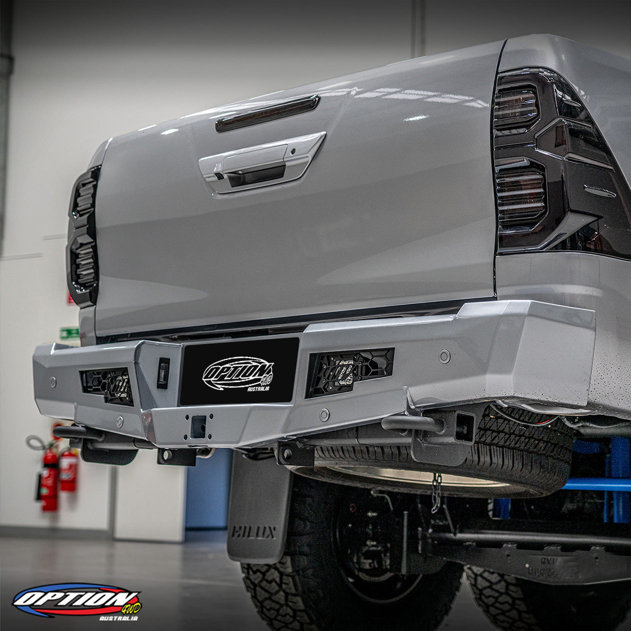 OPTION 4WD FIGHTER REAR BAR - TOYOTA HILUX REVO ROCCO (5/2018-8/2020)