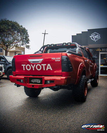 OPTION 4WD FIGHTER REAR BAR - TOYOTA HILUX REVO ROCCO (5/2018-8/2020)