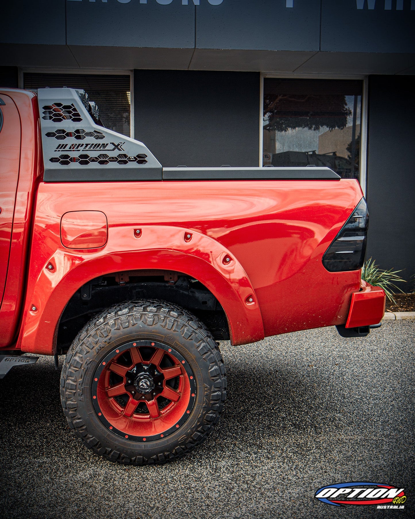 OPTION 4WD FIGHTER REAR BAR - TOYOTA HILUX REVO  (2021+)