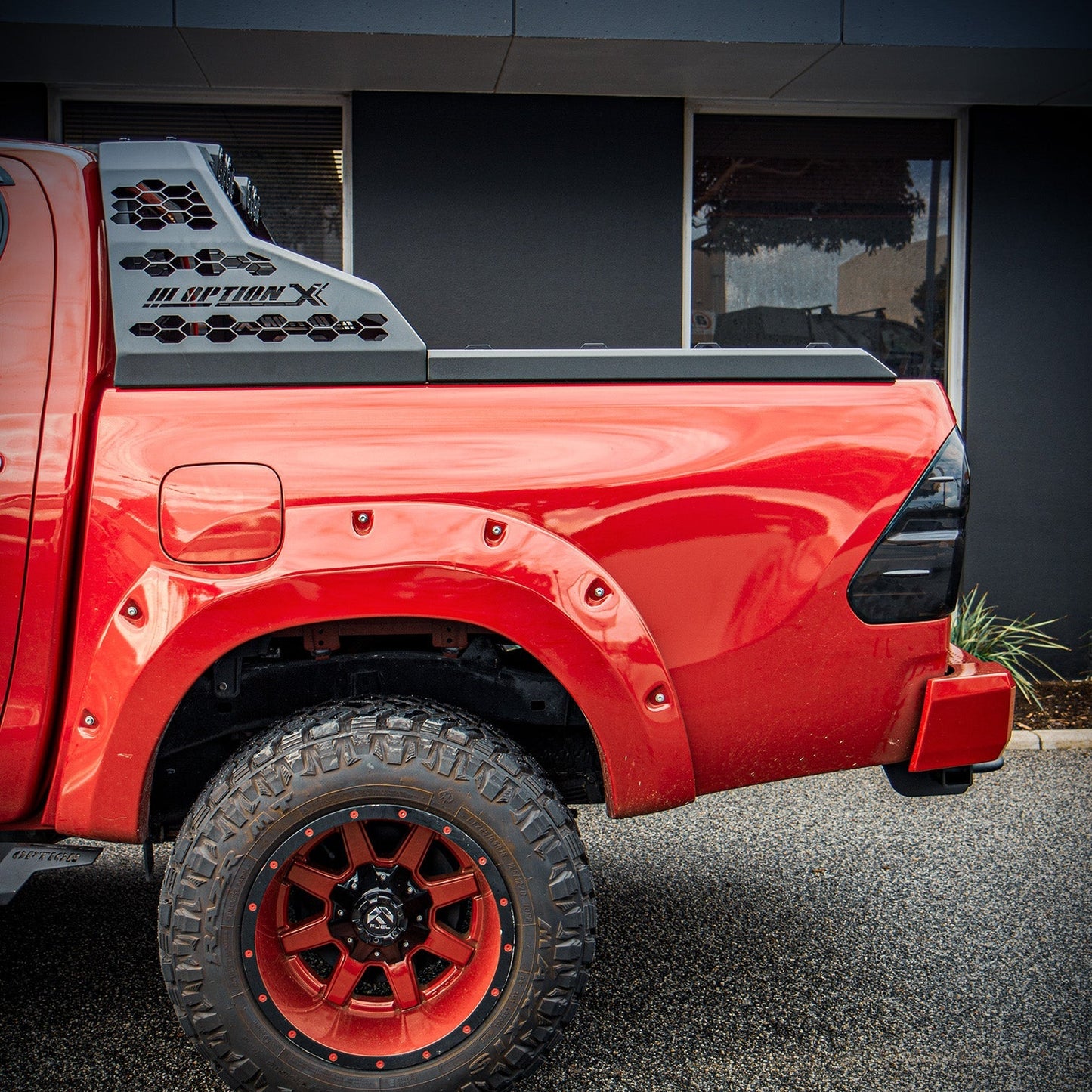 OPTION 4WD FIGHTER REAR BAR - TOYOTA HILUX REVO ROCCO (5/2018-8/2020)