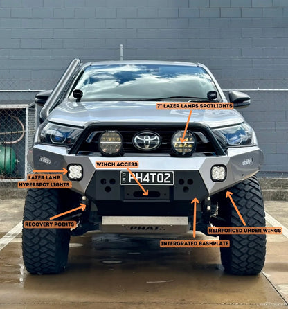 PHAT Bars Toyota Hilux N80 Bull Bar 2020+