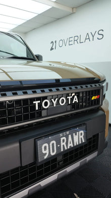Toyota LandCruiser Prado 250 Series “TOYOTA” Front, Rear and Steering Wheel Badge Overlay