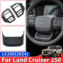 Steering Wheel Decoration Trim for Toyota Land Cruiser 250 Prado LC250 (2024)