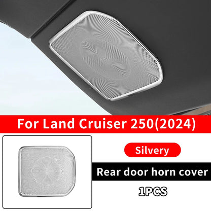 Tailgate Trunk Door Panel Horn Decoration Cover for Toyota LandCruiser 250