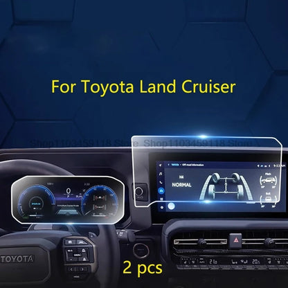 Tempered Glass Screen Protector Film for Toyota LandCruiser 250 (2024+)