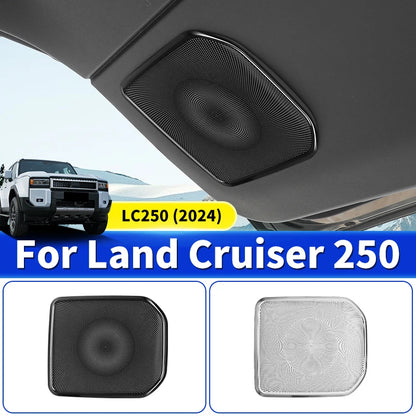 Tailgate Trunk Door Panel Horn Decoration Cover for Toyota LandCruiser 250