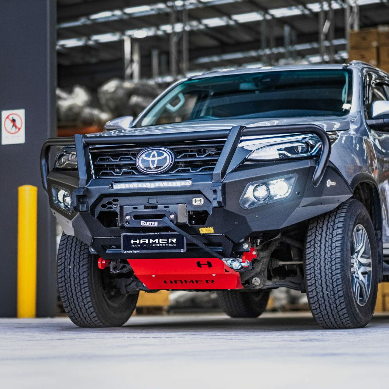 Hamer 4x4 King Series Plus Bull Bar - Toyota Fortuner Bull Bar (2021-24)