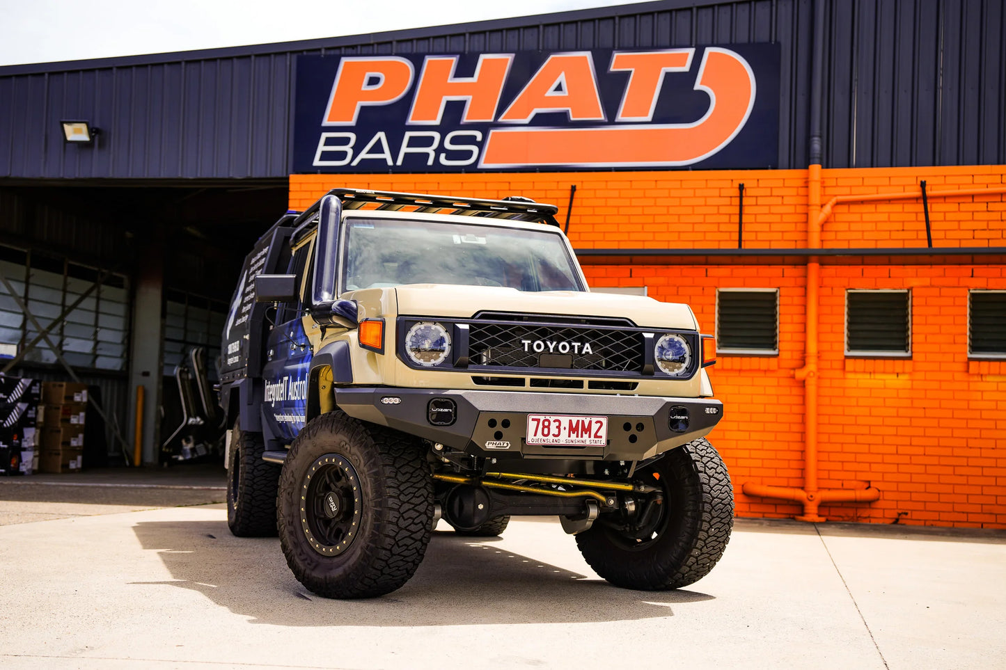Toyota Land Cruiser 79/76/78 Series V2 Bull Bar 2023+ Facelift