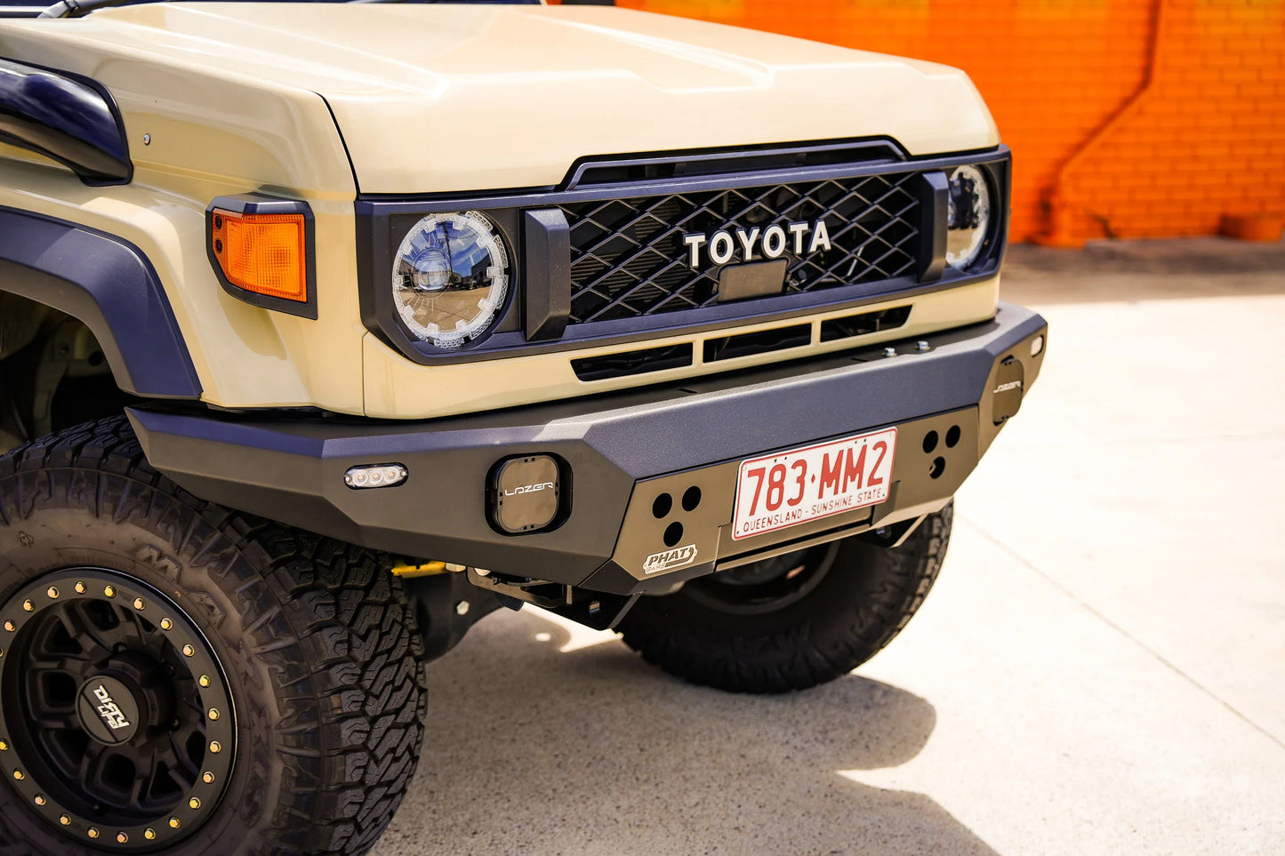 Toyota Land Cruiser 79/76/78 Series V2 Bull Bar 2023+ Facelift