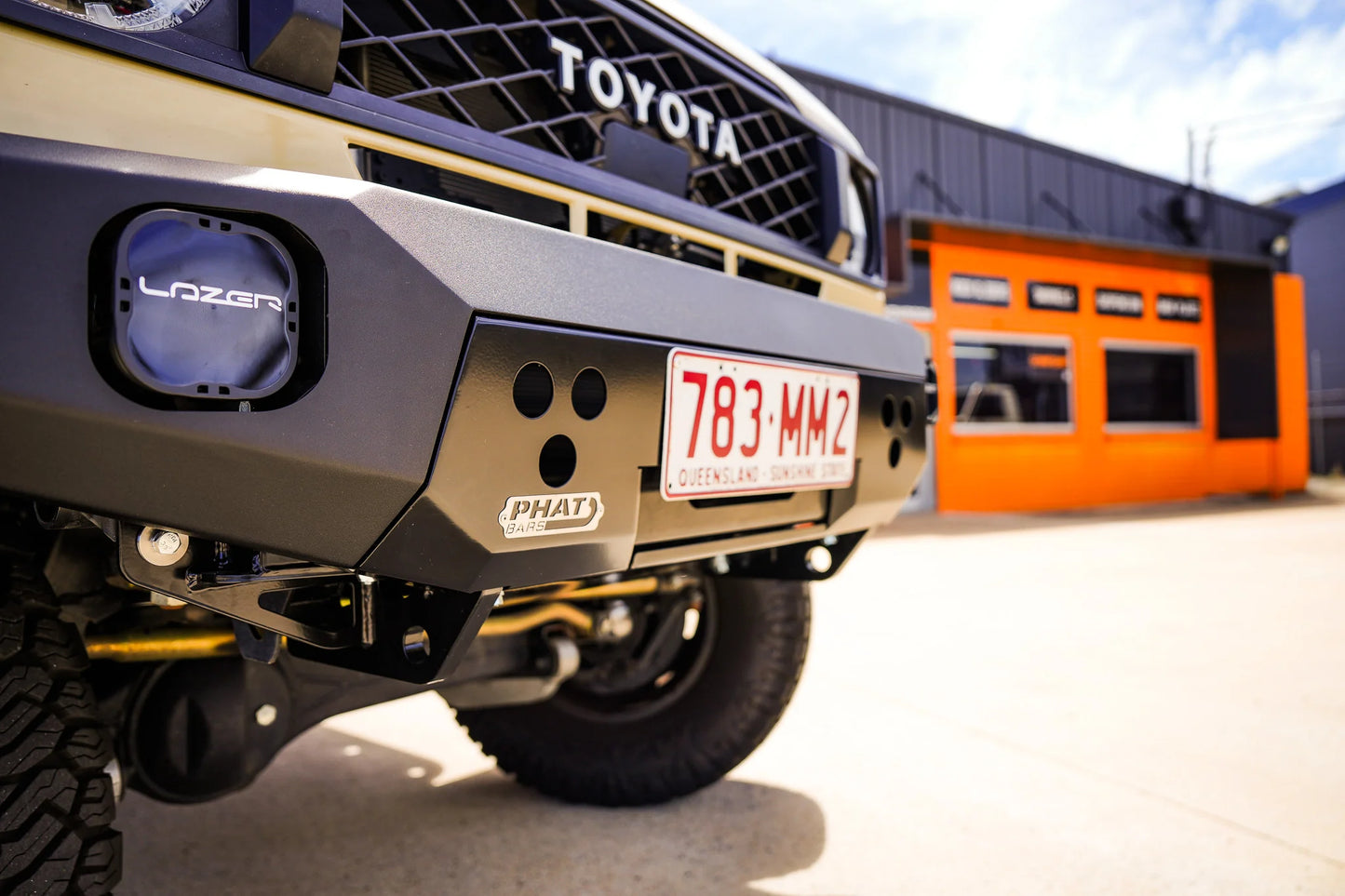 Toyota Land Cruiser 79/76/78 Series V2 Bull Bar 2023+ Facelift