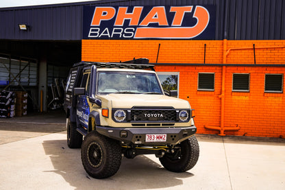 Toyota Land Cruiser 79/76/78 Series V2 Bull Bar 2023+ Facelift