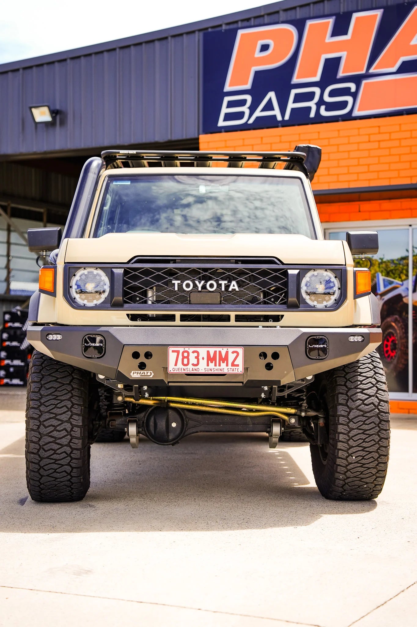 Toyota Land Cruiser 79/76/78 Series V2 Bull Bar 2023+ Facelift