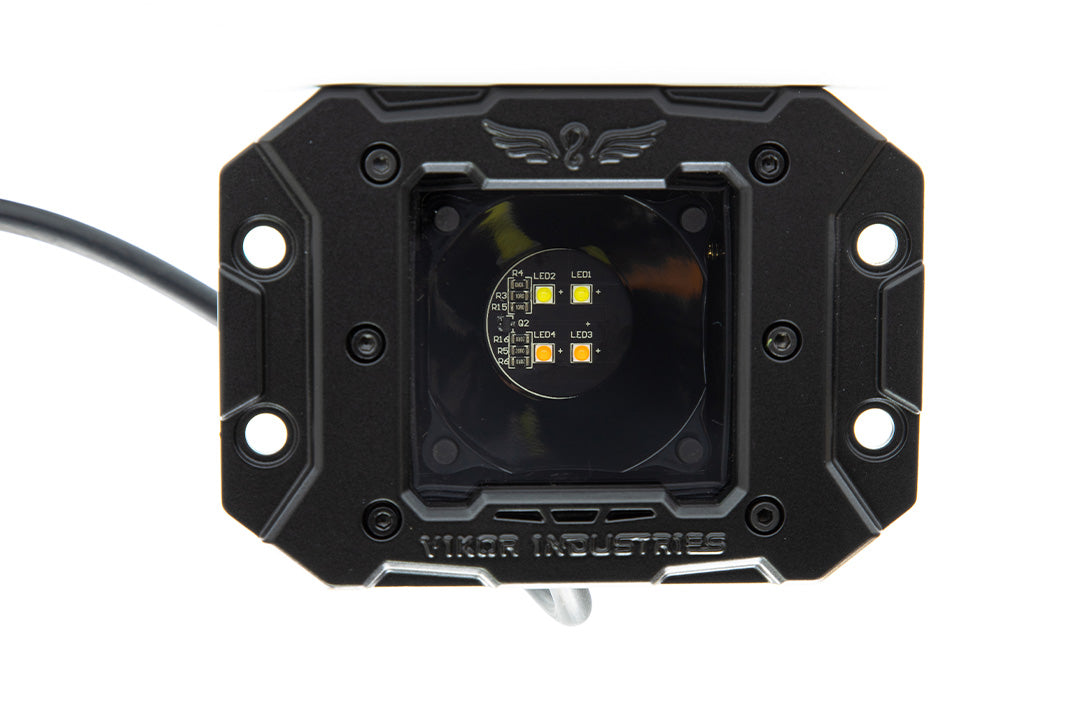 VKX Midnight 3-In-1 LED Cube Light (2") - Surface Mount