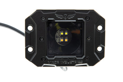 VKX Midnight 3-In-1 LED Cube Light (2") - Surface Mount