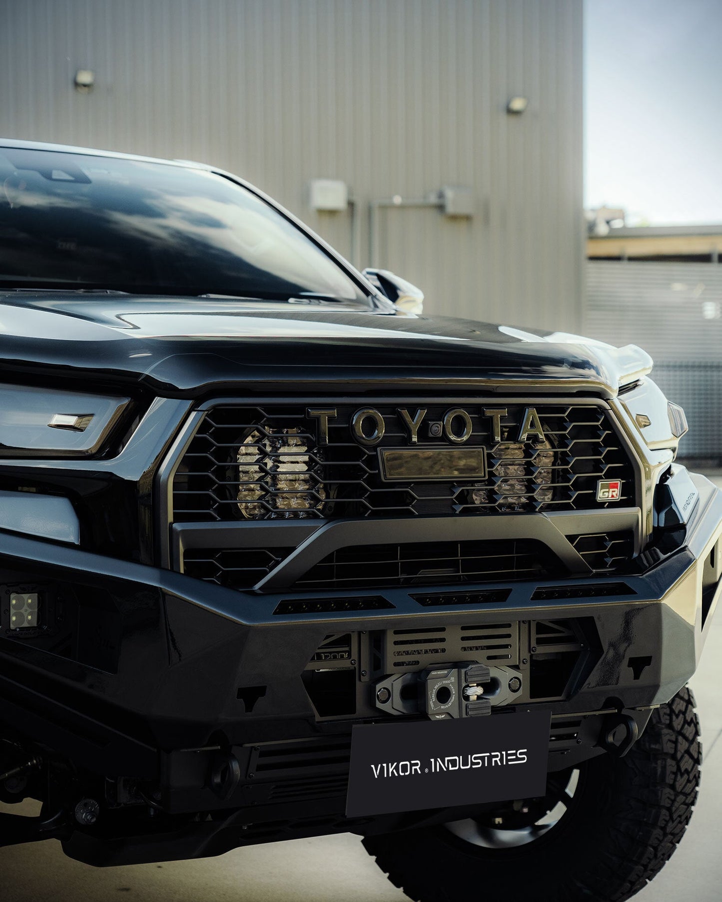 Hilux GR Sport Behind Grille Spotlight Kit