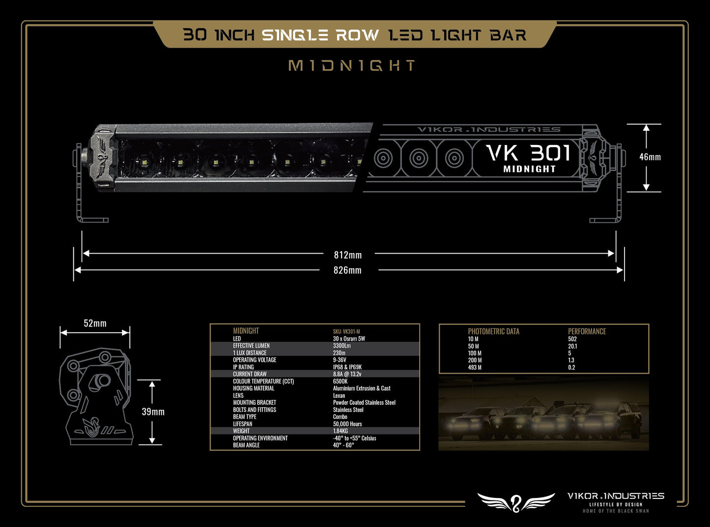 VK301 - 30 Inch Light Bar