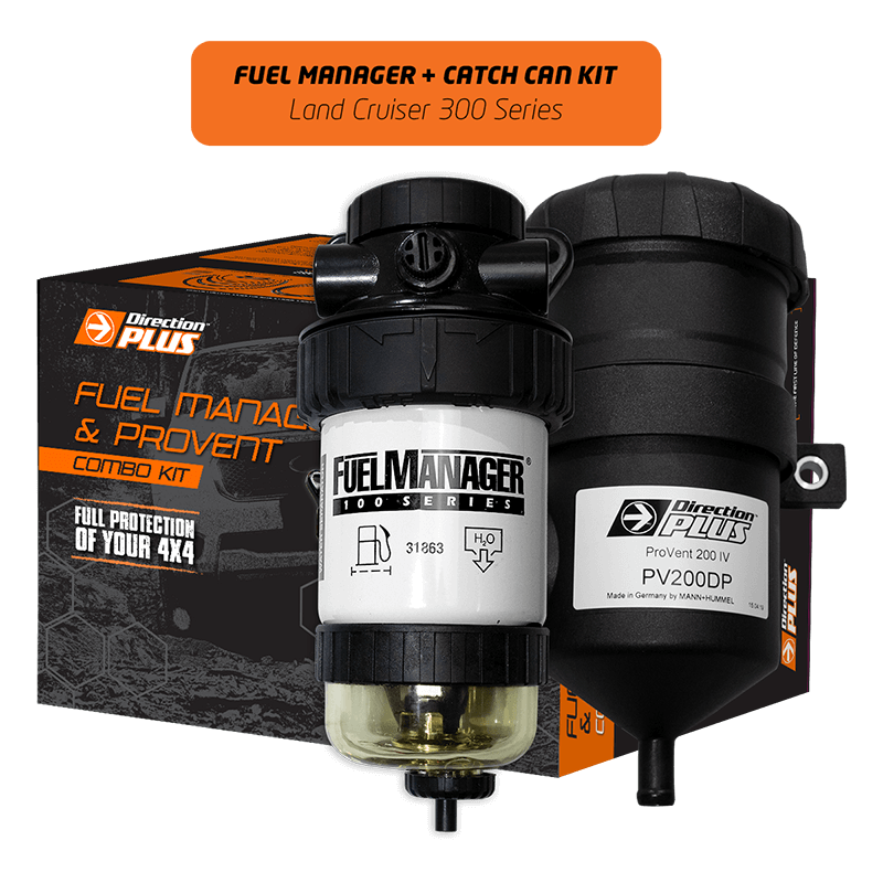 Toyota LandCruiser 300 Series Fuel Manager Pre-Filter + Catch Can Kit (FMPV635DPC) - Direction Plus