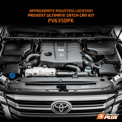 Toyota LandCruiser 300 Series ProVent Ultimate Catch Can Kit (PV635DPK) - Direction Plus