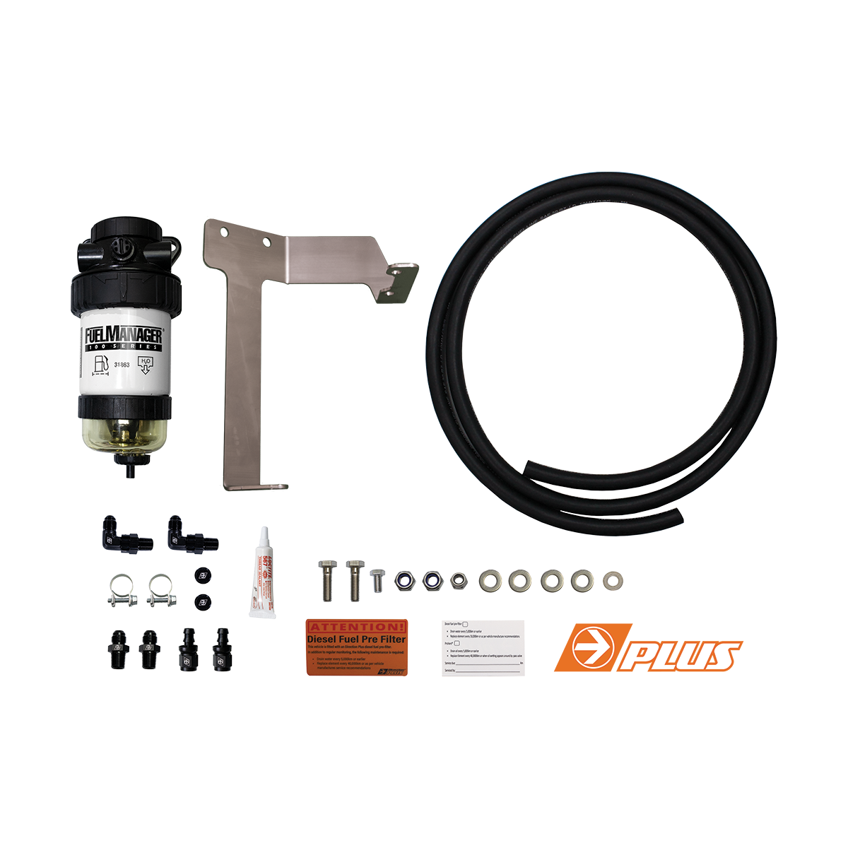 Toyota Prado 155 Series Fuel Manager Pre-Filter + ProVent Catch Can Kit (FMPV620DPC) - Direction Plus