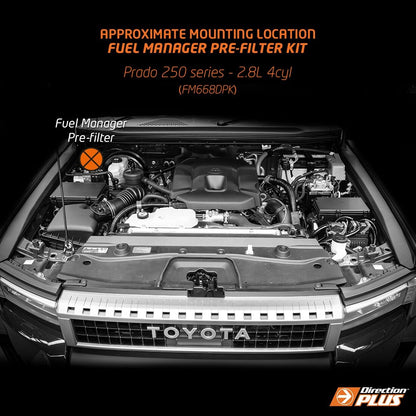 Toyota Prado 250 Fuel Manager Pre-Filter Kit (FM668DPK) - Direction Plus