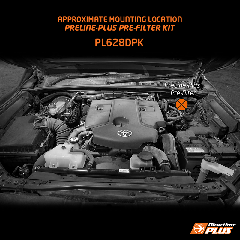 Toyota Hilux N80 / Fortuner PreLine-Plus Pre-Filter Kit (PL628DPK) - Direction Plus