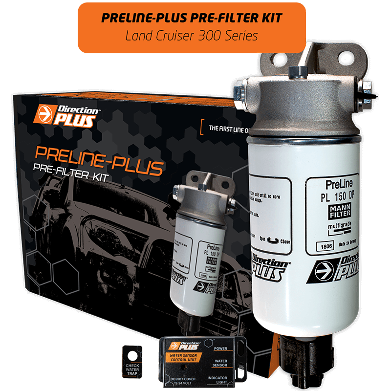 Toyota LandCruiser 300 Series PreLine-Plus Pre-Filter Kit (PL635DPK) - Direction Plus