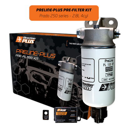Toyota Prado 250 Series PreLine-Plus Pre-Filter Kit (PL668DPK) - Direction Plus