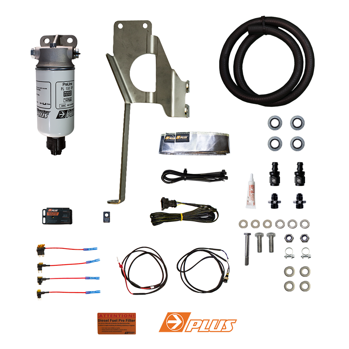 Toyota Prado 250 Series PreLine-Plus Pre-Filter Kit (PL668DPK) - Direction Plus