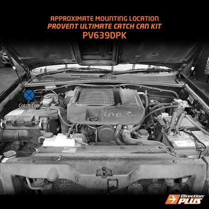 Toyota Prado 150 / 155 Series ProVent Ultimate Catch Can Kit (PV639DPK) - Direction Plus