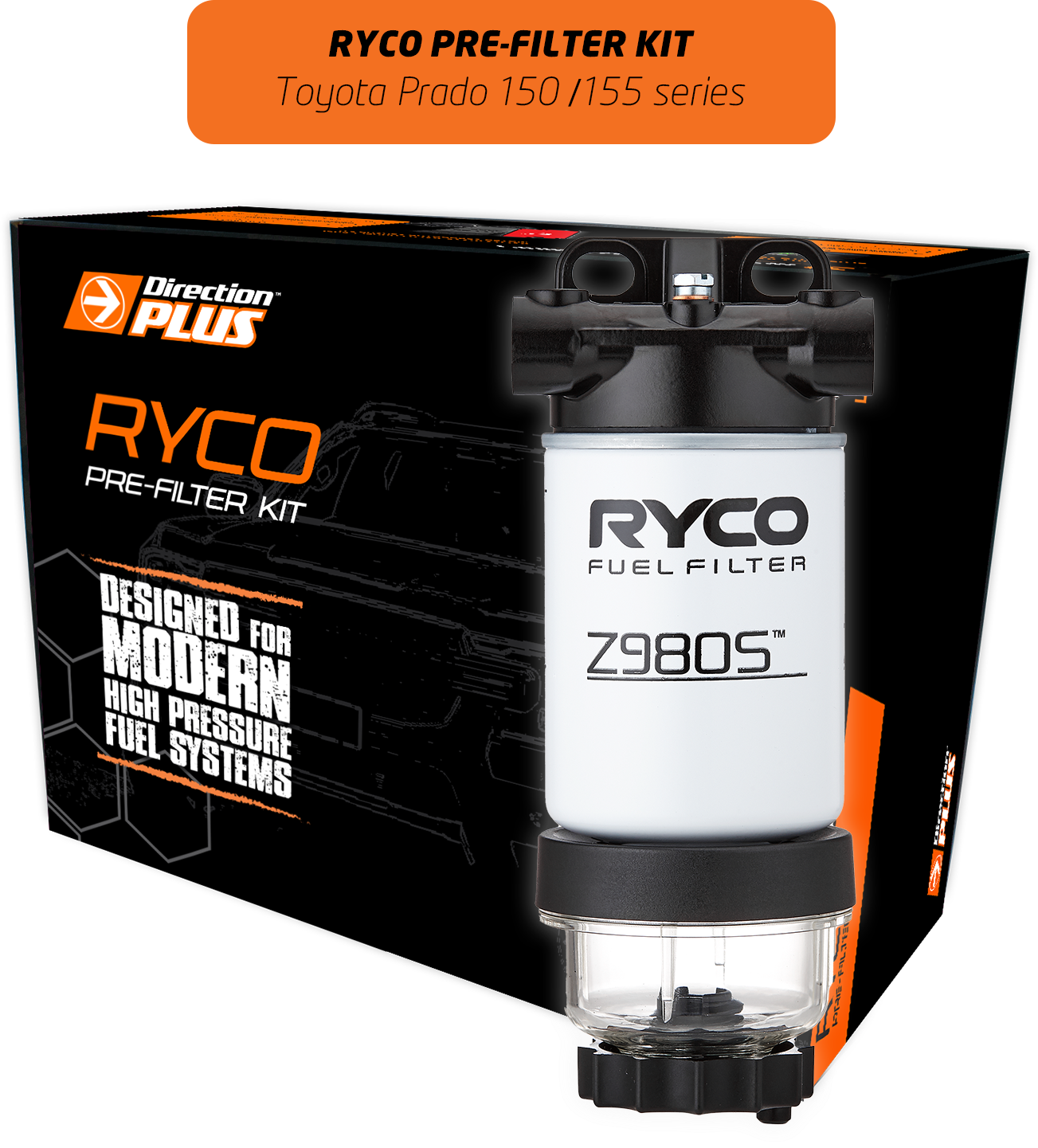 Toyota Prado 150 / 155 Series Ryco Pre-Filter Kit (RC620DPK) - Direction Plus