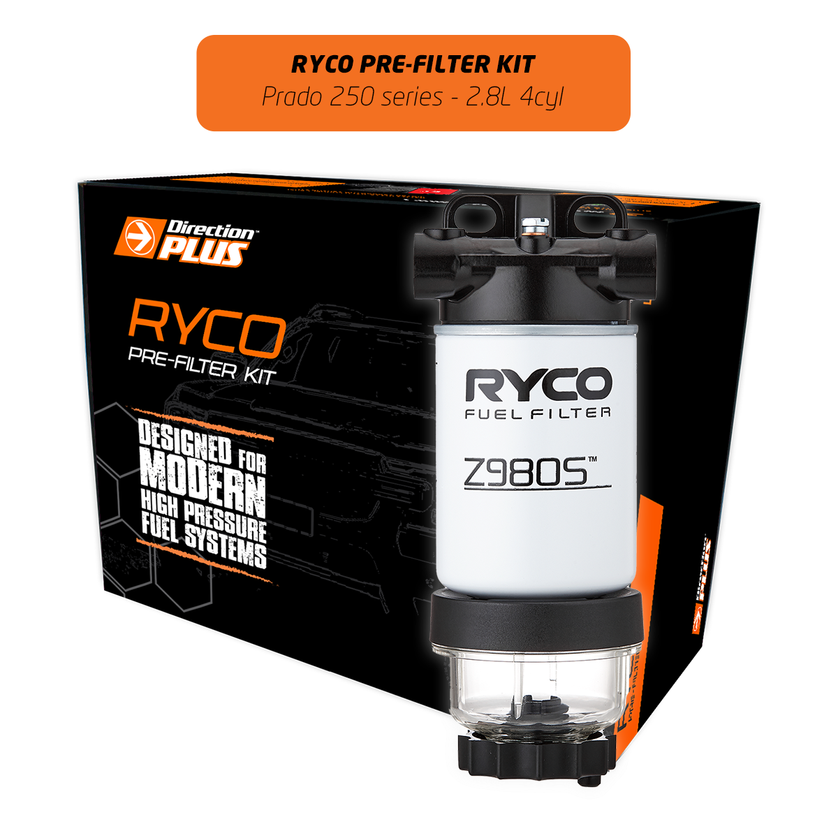 Toyota Prado 250 Series Ryco Pre-Filter Kit (RC668DPK) - Direction Plus