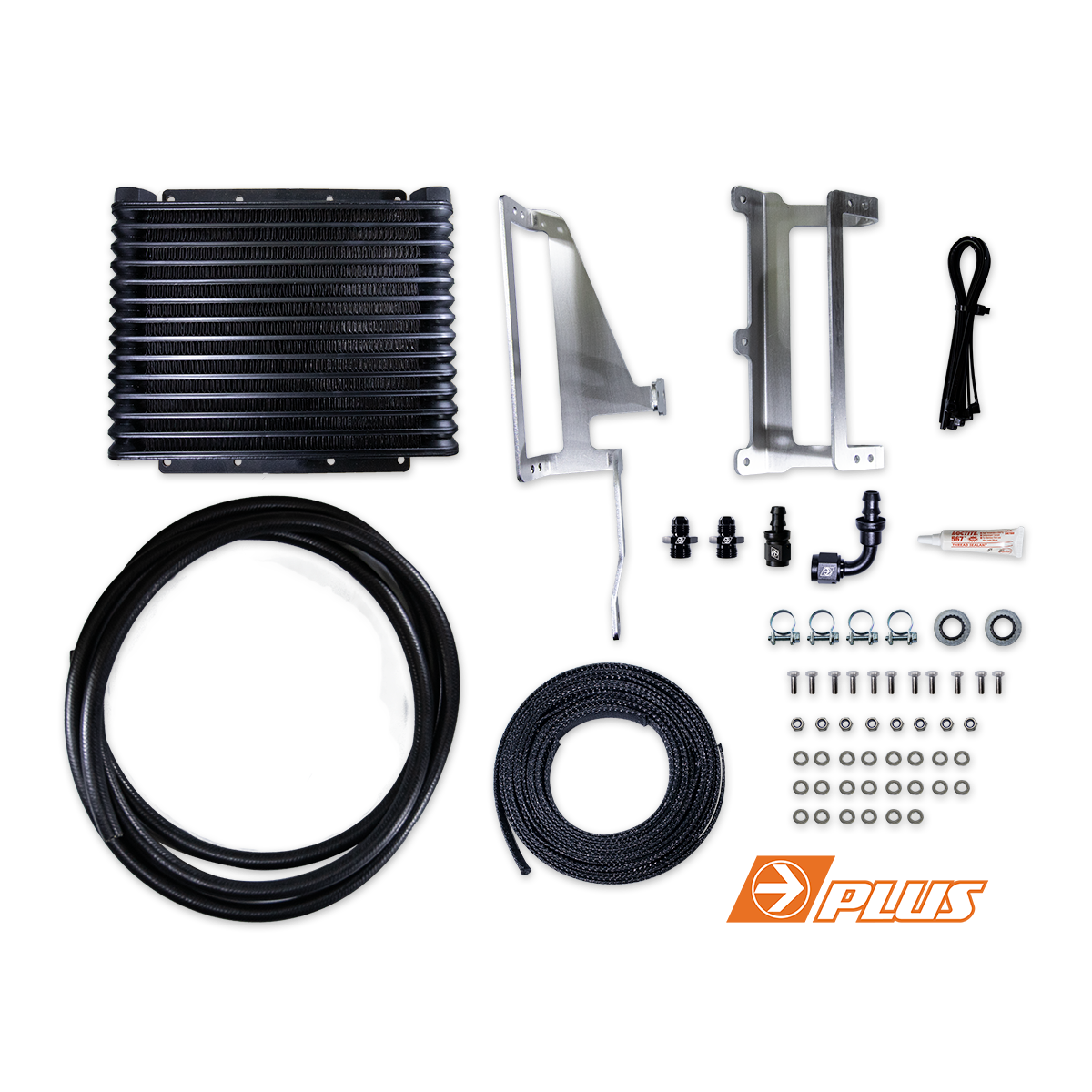 Toyota LandCruiser 300 Series TransChill Arctic Black Transmission Cooler Kit (TCB635DPK) - Direction Plus