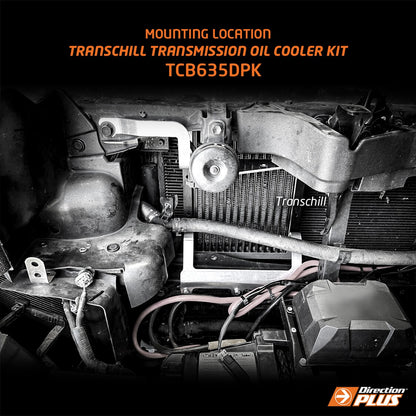 Toyota LandCruiser 300 Series TransChill Arctic Black Transmission Cooler Kit (TCB635DPK) - Direction Plus