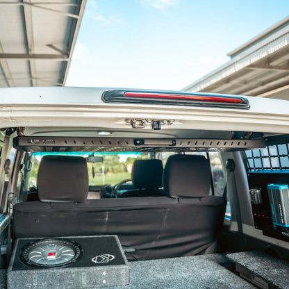 Toyota LandCruiser LC76 Drop Down Rear Roof Parcel Shelf - Pirate Camp Co