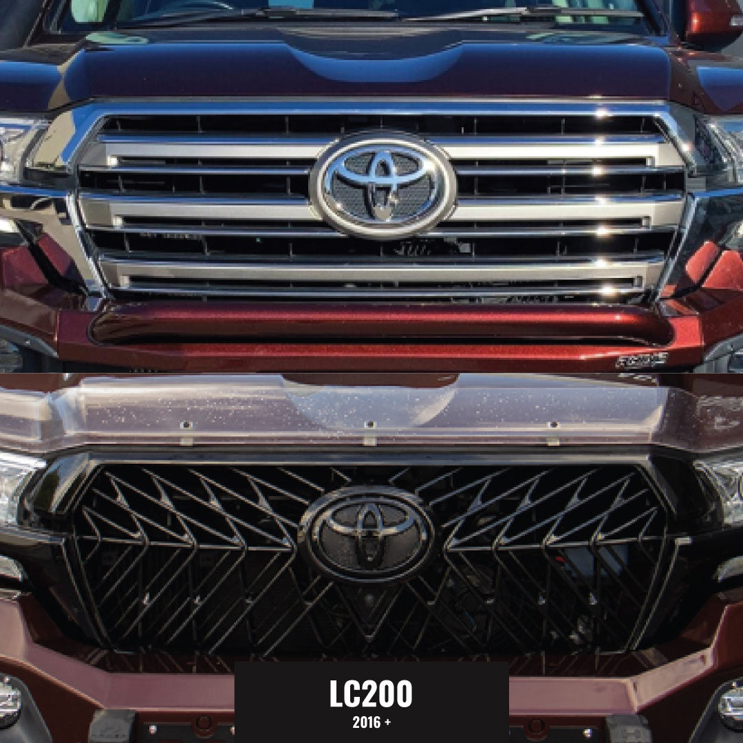 Toyota Landcrusier 200 Series - Blackout Grille Replacement (2015+)