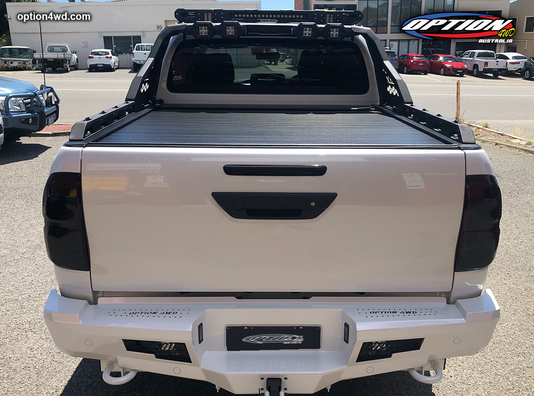 OPTION 4WD FIGHTER REAR BAR - TOYOTA HILUX REVO ROCCO (5/2018-8/2020)