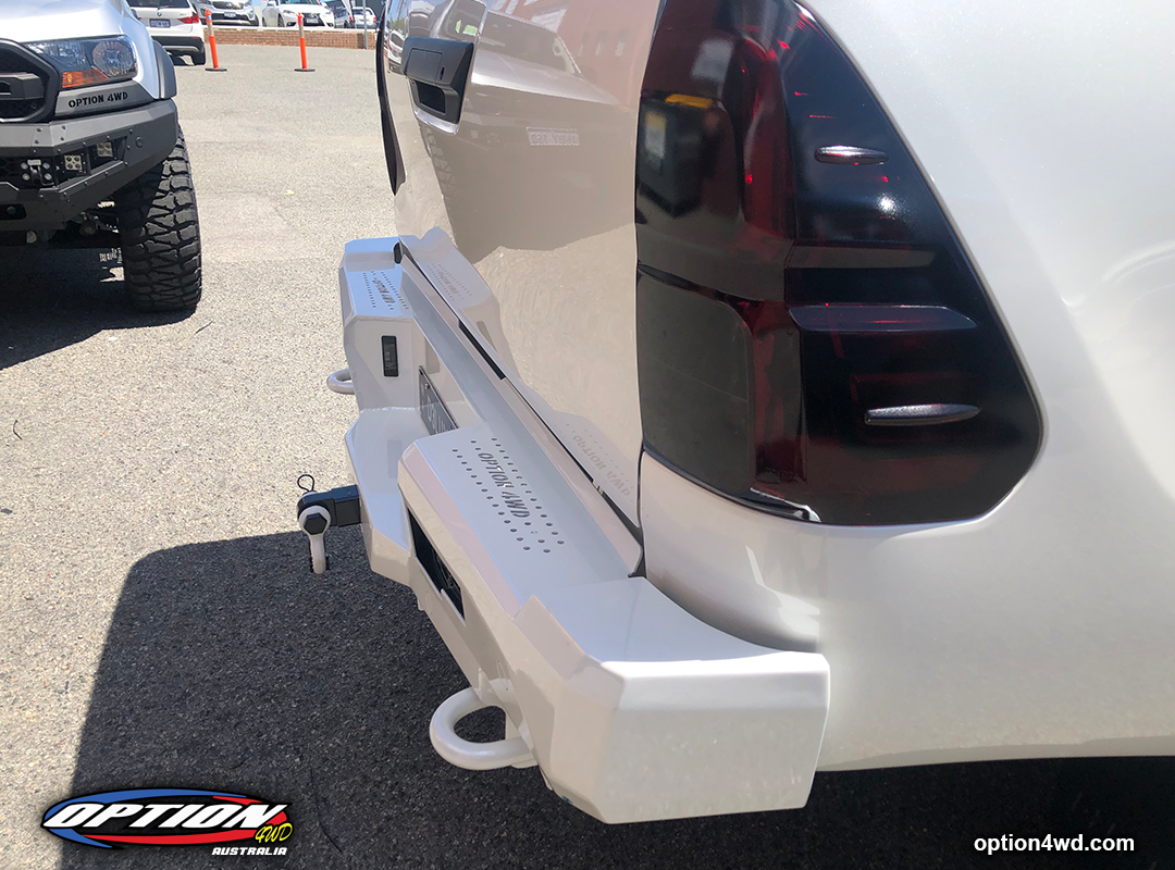 OPTION 4WD FIGHTER REAR BAR - TOYOTA HILUX REVO ROCCO (5/2018-8/2020)